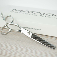 MATAKKI Degażówki fryzjerskie Left CLASSIC FLOWER- rozmiar 6.0 cali - Nowy model 2021!