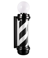 BARBER POLE Słupek barberski - kolor czarny