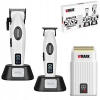 WMARK NG-8638 KIT Barber Maszynka + Trymer + Golarka + dodatkowe akcesoria