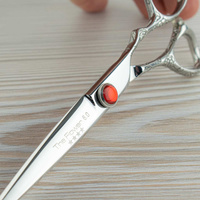 MATAKKI Nożyczki fryzjerskie RED FLOWER - rozmiary 5.5, 6.0 lub 6.5 cala  - Nowy model 2021!